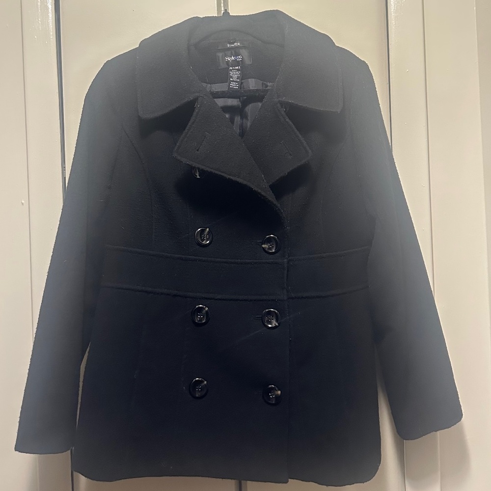 Black Pea Coat